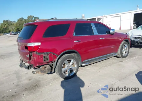 2013 Dodge Durango Citadel z USA, uszkodzony, nr VIN 1C4RDHEG6DC529523